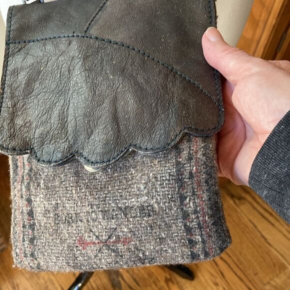 Mona B Crossbody Wool Blend Bag - Picture 2 of 9